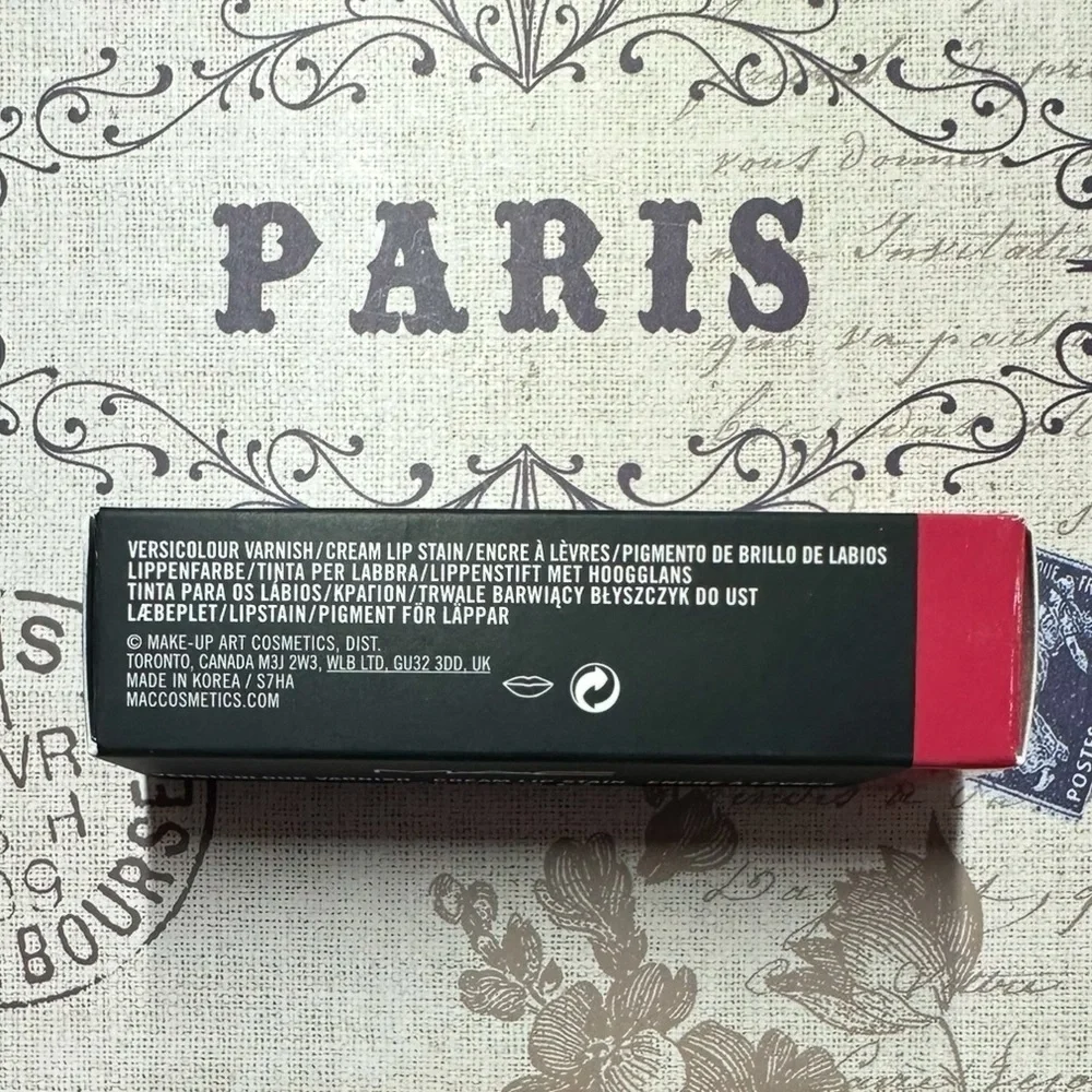MAC *Try To Stop Me*. Versicolour Varnish Cream Lip Stain
